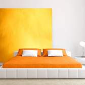 Olzatex prostěradlo 180 x 200 cm Froté oranžové