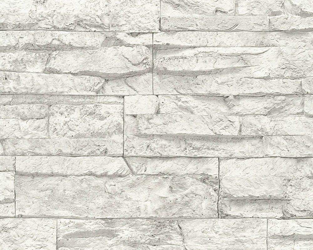 Vliesové tapety A.S. Création Best of Wood´n Stone (2024) 7071-61, tapeta na zeď Black and White 707161, (10,05 x 0,53 m)