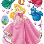 Samolepící dekorace AG Design - Disney DK0870 Princezna zlatovláska, DK 870 (65 x 85 cm)