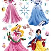 Samolepící dekorace AG Design - Disney DK0888 Princezny, DK 888 (65 x 85 cm)