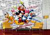 Dětská papírová fototapeta AG Design FTD 2225 Mickey Mouse o rozměru 360x254 cm, lepidlo je součástí