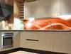 Samolepící fototapety do kuchyně - fototapeta KI180-037 Orange abstract (180 x 60 cm)