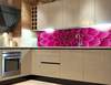 Samolepící fototapety do kuchyně - fototapeta KI180-049 Pink dahlia (180 x 60 cm)