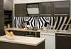 Samolepící fototapety do kuchyně - fototapeta KI260-016 Zebra (260 x 60 cm)