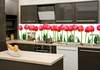 Samolepící fototapety do kuchyně - fototapeta KI260-058 Bed of tulips (260 x 60 cm)