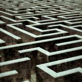 Samolepící fototapety Dimex - fototapeta na podlahu FL255-019 Labyrinth (255 x 170 cm)
