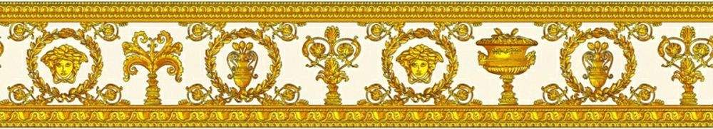 Luxusní vliesové tapety - bordury A.S. Création Versace 3 (2024) 34305-2, tapeta - bordura na zeď 343052, (9 x 500 cm)