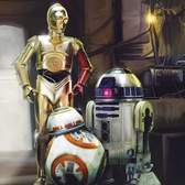 Fototapeta Komar Star Wars 4-447 Three Droids (184 x 254 cm)