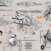 Fototapeta Komar Star Wars 8-493 Blueprints (368 x 254 cm)