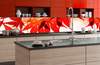 Samolepící fototapety do kuchyně - fototapeta KI350-008 Red leaves (350 x 60 cm)