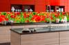 Samolepící fototapety do kuchyně - fototapeta KI350-028 Red poppies (350 x 60 cm)