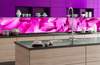 Samolepící fototapety do kuchyně - fototapeta KI350-055 Violet petals (350 x 60 cm)