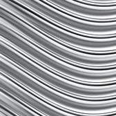 Samolepící fototapety do kuchyně - fototapeta KI350-103 Silver rippling (350 x 60 cm)