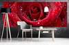 Panoramatické vliesové fototapety MP-2-0138, fototapeta Red rose, 375 x 150 cm + lepidlo zdarma
