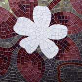 Vliesové fototapety MS-5-0114, fototapeta Red mosaic, 375 x 250 cm + lepidlo zdarma