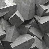 Vliesové fototapety MS-5-0176, fototapeta Concrete cubes, 375 x 250 cm + lepidlo zdarma
