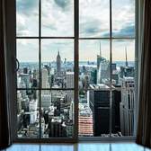 Vliesové fototapety MS-3-0009, fototapeta Manhattan window view, 225 x 250 cm + lepidlo zdarma
