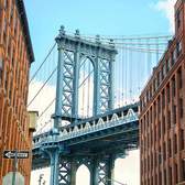 Vliesové fototapety MS-3-0012, fototapeta Manhattan bridge, 225 x 250 cm + lepidlo zdarma