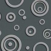 Vliesové fototapety MS-3-0302, fototapeta Metal circles, 225 x 250 cm + lepidlo zdarma