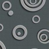 Vliesové fototapety MS-2-0302, fototapeta Metal circles, 150 x 250 cm + lepidlo zdarma