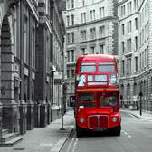 Vliesové fototapety AG Design FTNXXL1132 Londýnský autobus, fototapeta FTN XXL1132 London bus o rozměru 360x270 cm, lepidlo je součástí