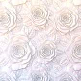 Vliesové fototapety AG Design FTNXXL1226 3D květiny, fototapeta FTN XXL1226 Flowers 3D o rozměru 360x270 cm, lepidlo je součástí