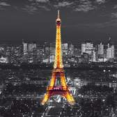 Vliesové fototapety AG Design FTNS2468 Eiffelova věž v noci, fototapeta FTN S2468 Effeil in the night o rozměru 360x270 cm, lepidlo je součástí