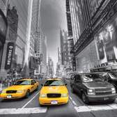 Vliesové fototapety AG Design FTNS2474 Manhattan cars, fototapeta FTN S2474 Yellow cab o rozměru 360x270 cm, lepidlo je součástí