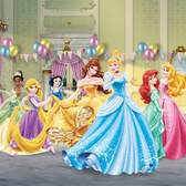 Vliesové fototapety AG Design FTDNXXL5033 Disney princezny tančí, fototapeta FTDN XXL5033 Princess dance o rozměru 360x270 cm, lepidlo je součástí