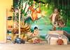 Vliesové fototapety AG Design FTDNXXL5045 Disney Kniha džunglí, fototapeta FTDN XXL5045 Jungle o rozměru 360x270 cm, lepidlo je součástí