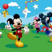 Vliesové fototapety AG Design FTDN5057 Disney Mickey Mouse, fototapeta FTDN 5057 Mickey Mouse o rozměru 360x270 cm, lepidlo je součástí