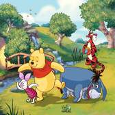 Vliesové fototapety AG Design FTDNXL5135 Disney Medvídek Pú, fototapeta FTDN XL5135 Winnie pooh o rozměru 180x202 cm, lepidlo je součástí