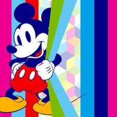 Vliesové fototapety AG Design FTDNH5380 Duhový Mickey Mouse, fototapeta FTDN H5380 Mickey Mouse o rozměru 202x90 cm, lepidlo je součástí