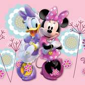 Vliesové fototapety AG Design FTDNH5390 Disney Minnie, fototapeta FTDN H5390 Minnie with flowers o rozměru 202x90 cm, lepidlo je součástí