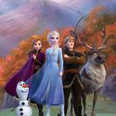 Vliesové fototapety AG Design FTDNV5487 Ledové království, fototapeta FTDN V5487 Frozen II o rozměru 90x202 cm, lepidlo je součástí