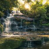 Fototapeta Komar Stefan Hefele 9-dílná vliesová SHX9-131 Golden Falls (450 x 280) + potřebné lepidlo zdarma